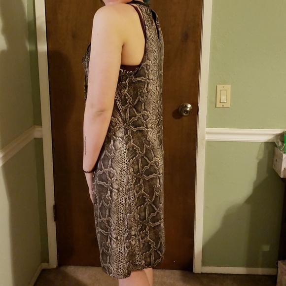 Snakeskin print dress - Picture 2 of 3